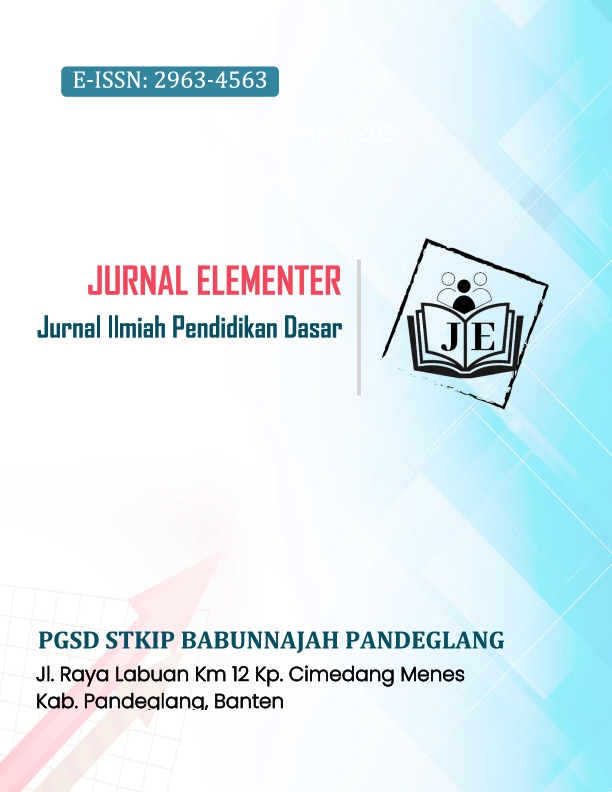 					View Vol. 3 No. 2 (2024): Jurnal Elementer
				